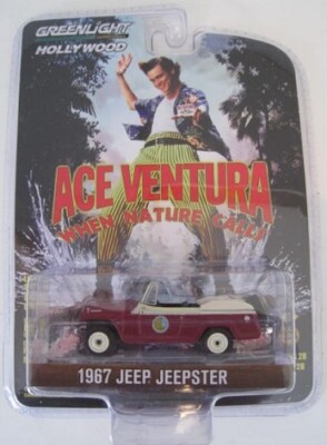 Jeep Jeepster 1967 ACE VENTURA Limitierte Edition Maßstab 1:64 Greenlight NEU