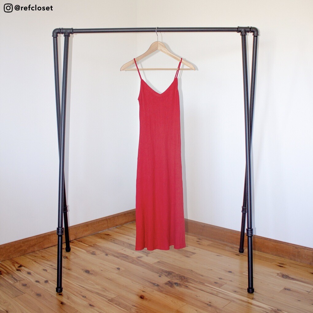 NWT $118 Reformation Shell Dress Cherry 