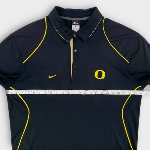 Oregon Ducks Nike Polo Shirt Mens Extra Large Black Dri Fit Limited Edition '10 - Picture 13 of 16