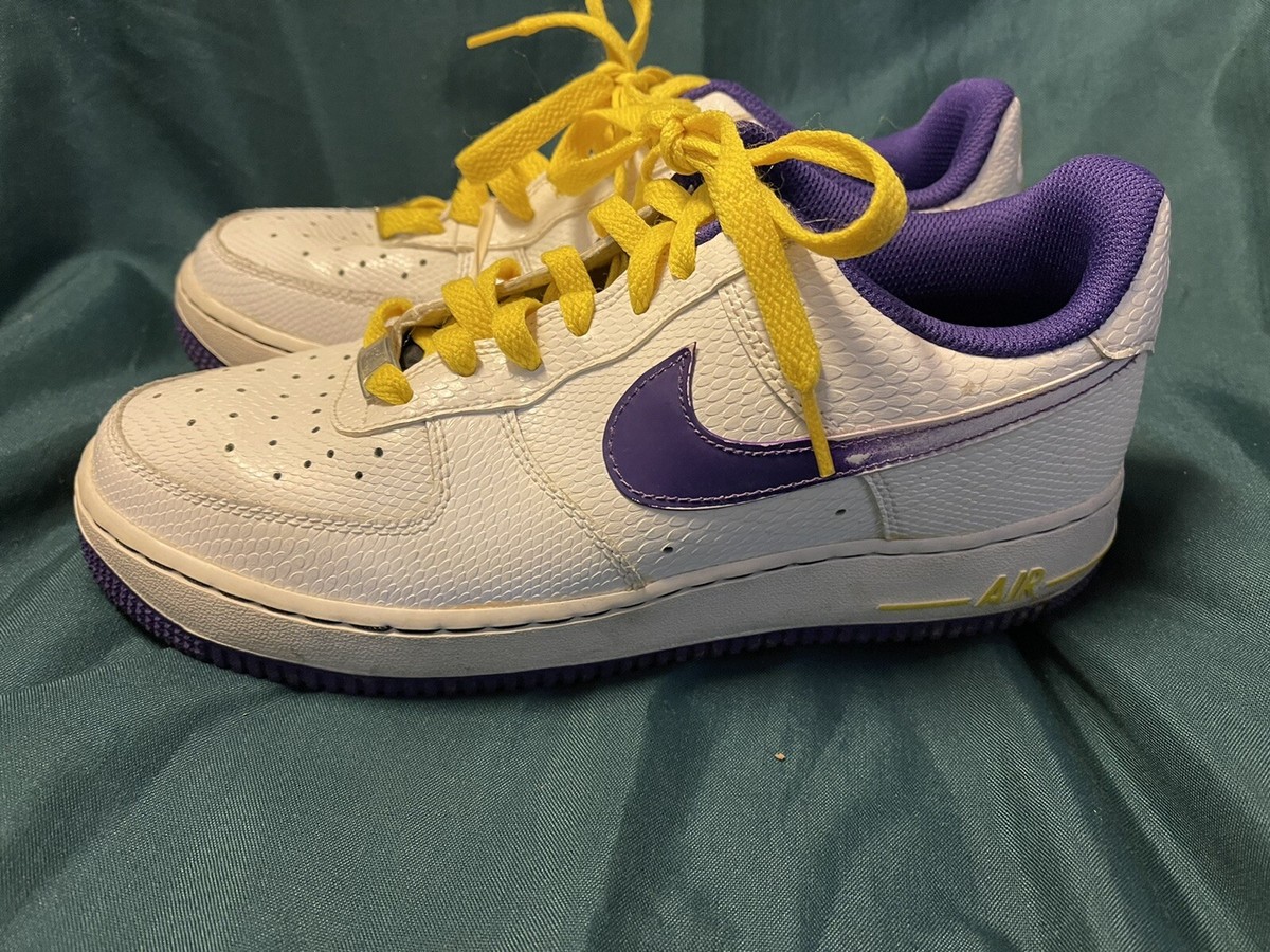 Giày Nike Sf Pret NIKE Air Force LAKERS Mamba Snakeskin Sz