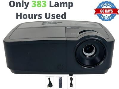 InFocus IN2124a DLP Projector 3500 Lumens 3D 1080p HDMI - Only 383 Hours Used!