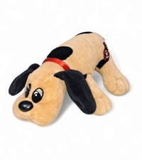 Vtg 1986 Tonka Pound Puppies Plush Dog Stuffed Animal 8" Brown  Black Spots