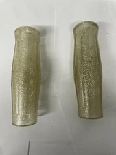 Honda Translucent Silver Metal flake coke bottle street bike Grips 7/8" 130MM