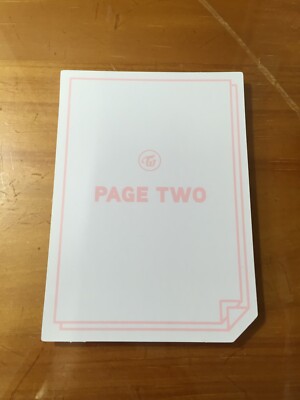TWICE 2nd Album PAGE TWO Cheer Up Momo Type-B Photo Card Official