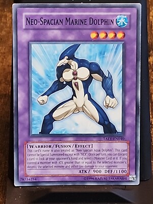 dolphin yugioh card White Aura BLLR-EN019 Secret Rare 1st Edition Naer Mint You can discard 1 card Neo-Spacian Marine Dolphin - Yugioh