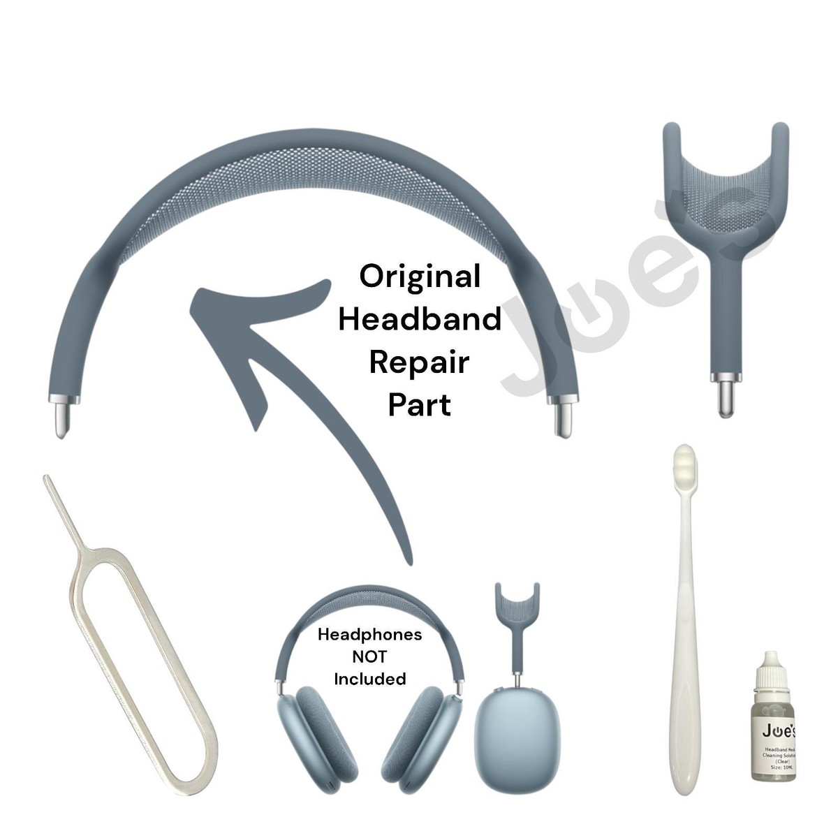 OEM Apple AirPod Max Headband Arch Replacement Fabric A3184 (Blue