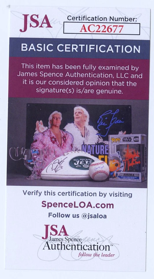 Willie Mays New York Mets Signed AUTO 1970s Original TYPE I Photo JSA COA - Image 2 of 2