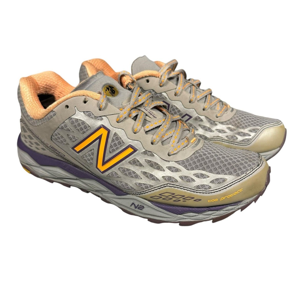 Running Shoes Women's 10 New Balance Leadville 1210 Purple Orange