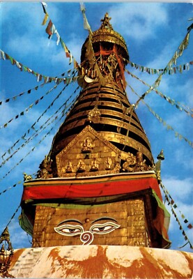 Swayambhunath Temple or Monkey Temple, Kathmandu, Nepal Postcard