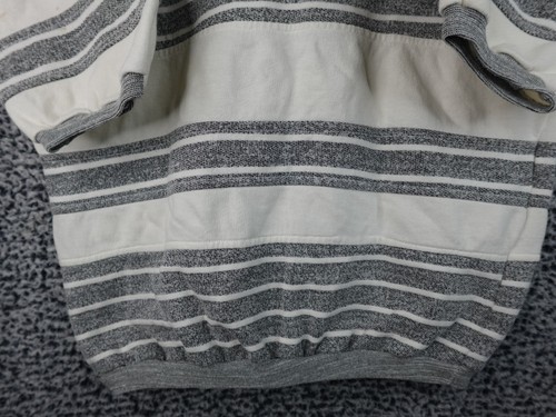 Vtg Givenchy Men's Striped Short Sleeve Crewneck Sweatshirt Gray Size L Casual - Picture 12 of 17