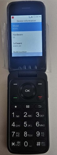 TCL Flip Phone 4056S Verizon KaiOS 3.0 Unlocked Basic Cell Phone Camera Black - Afbeelding 10 van 11
