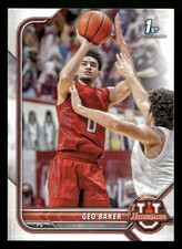 2021/22 Topps Bowman University Basketball  - Base - #31  Geo Baker