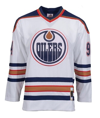 Mitchell Ness Edmonton Oilers #94 Power Play Hockey Jersey
