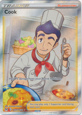 cook pokemon card full art Cook (Full Art) - TG25/TG30 Ultra Rare Lost Origin NM Pokemon TCG
