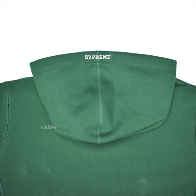 NWT Supreme NY Men's Dark Green Red S-Logo Hoodie Sweatshirt NWT Supreme NY Men's Dark Green Red S-Logo Hoodie Sweatshirt