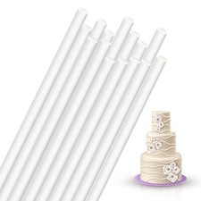 Plastic Cake Dowels for Tiered Cakes - 8inch or 12inch - Baking Rods