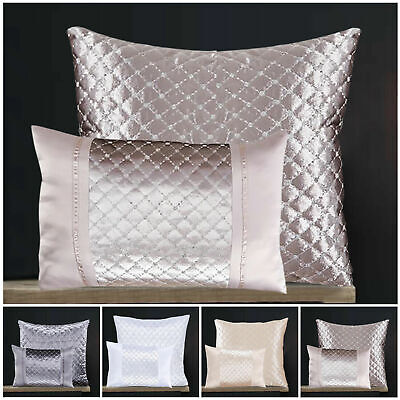 Luxury Crushed Velvet Filled Cushions Large Sparkle Cushion Bedroom Sofa Pillows