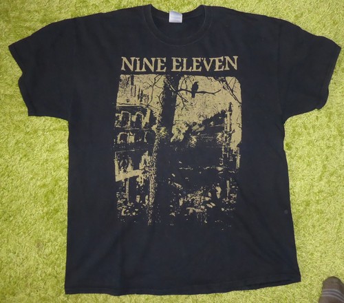 T-shirt Nine Eleven 'City Of Quartz' - Taille XL - Marque Gildan Heavy - Noir - Occasion Très Bon état
