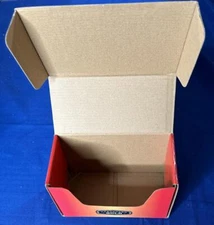 (1) Cardboard Gold Card Saver II (EMPTY) Storage Box for Trading/Gaming Cards