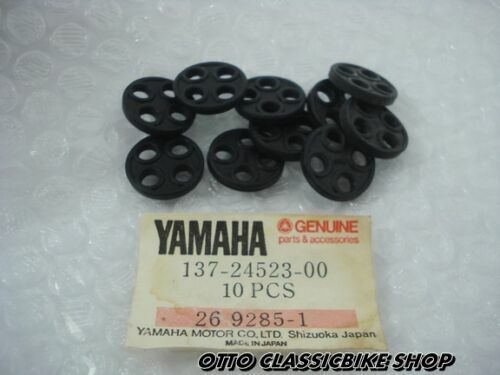 YAMAHA RD125 RD200 RD250 RD350 TX500 TX650 TX750 XS500 XS650 PETCOCK GASKET 10PC - Picture 1 of 2