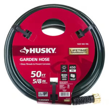 Garden Hose 5/8 Inch 50 Ft Heavy Duty Water Hose Green Outdoor No Kink Flexible