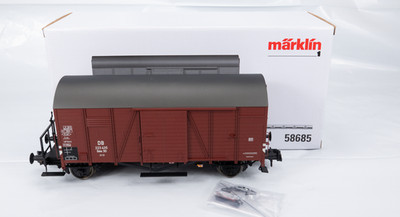 Märklin 58685 Gedeckter Güterwagen Gms 30 der DB Ep III, Wie neu unbespielt