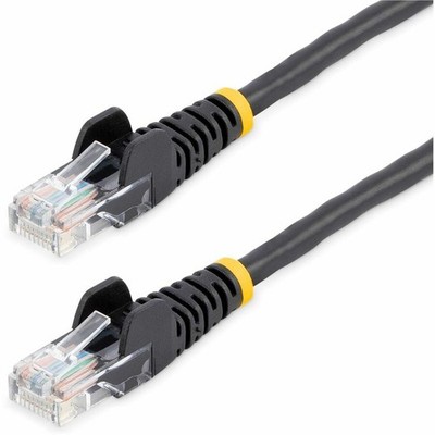 StarTech 45PATCH50BK 50ft Cat5e Snagless UTP Patch Cable - Black