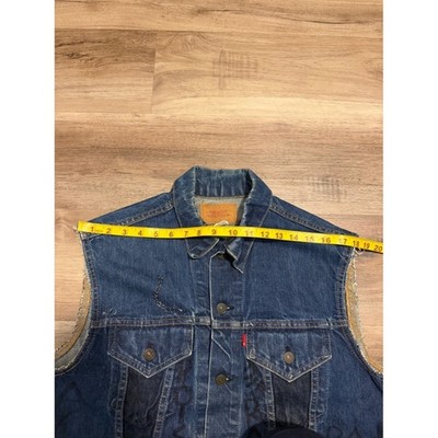 Vintage 1960s 70s Levi's Type 3 Jacket Biker Punk Cutoff Vest