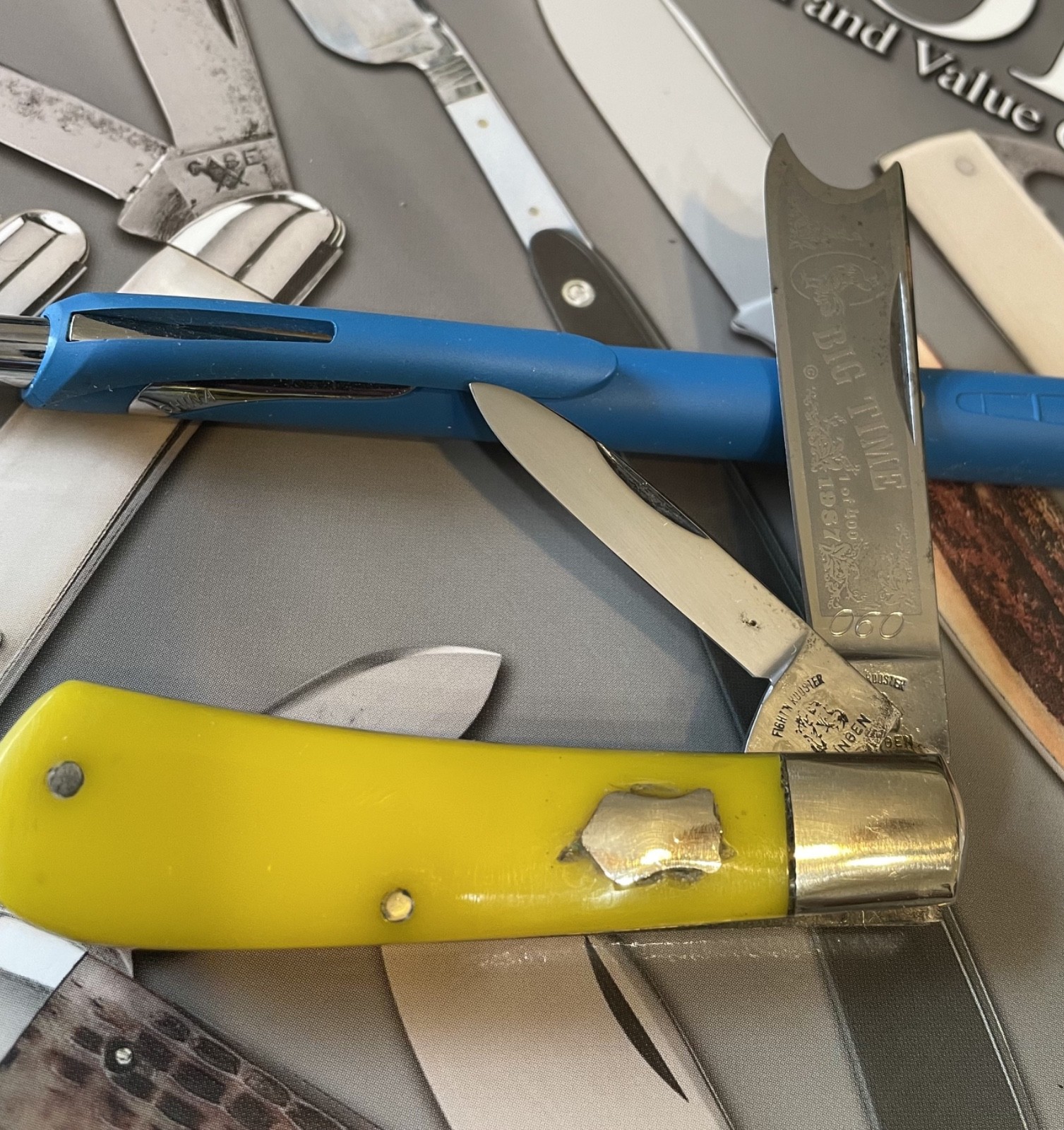Fight’n Rooster Big Time Razor Knife 1987, Solingen Germany 1 of 400