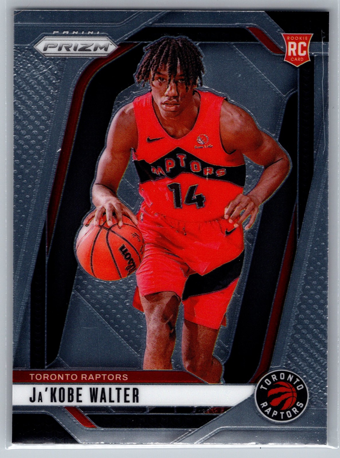 2024 Prizm Ja'Kobe Walter Rookie #223 Toronto Raptors