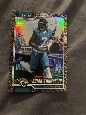 Topps 2025 Brian Thomas Jr. #92 Jacksonville Jaguars NFL Serial Numbered 19/50