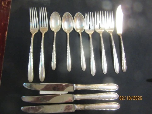 towle sterling silver flatware silver flutes