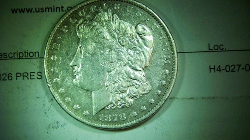 1878 7TF Rev Of 79 Morgan Silver Dollar Semi-PL Reverse Bag Marks GEM BU