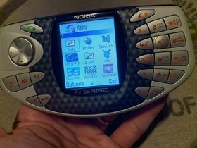 Nokia Ngage Classic Silver With Sd Card, Battery And Charger