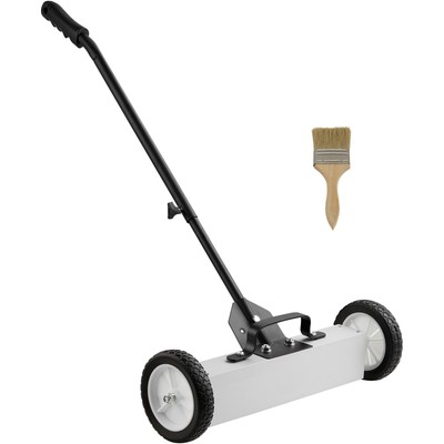 Magnetic Sweeper Tool Telescoping Handheld/Push Type Rolling/Hanging