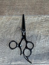 PURPLE DRAGON XD-6.0    SCISSORS  DOUBLE THUMB SWIVEL-Platinum Black