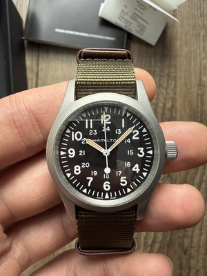 Hamilton Khaki Field Mechanical 38mm (Ref. H694290)   ETA Handaufzug