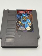 Uninvited Nintendo NES 1991 Video Game Authentic Tested w/Manual