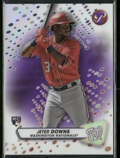 2023 Topps Pristine #218 Jeter Downs Purple Refractor #/99