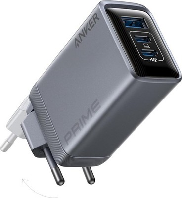 Anker Prime Ladegerät 100W USB-C 3 Port GaN für MacBook iPhone iPad Ladegerät