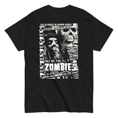 Rob Zombie - Black and White (T-Shirt) - Picture 1 of 2