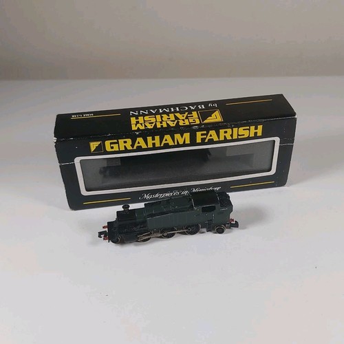 GRAHAM FARISH SPUR N 371976 61XX PRAIRIE TANK GWR SHIRTBUTTON 6104 GREEN STEAM | Zustand: Used
