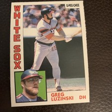 1984 O-Pee-Chee Greg Luzinski . Chicago White Sox #20