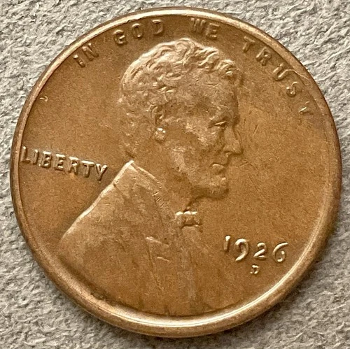 1926-D  Lincoln Wheat Cent - [VF+]  Very Fine +  Higher Grade ~ B583