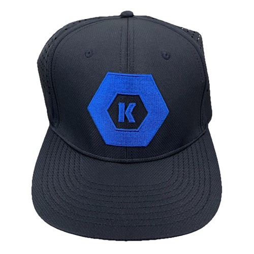Kobalt Tools Hat Cap Snapback Black Blue Logo Performance Work Wear Mens Adult