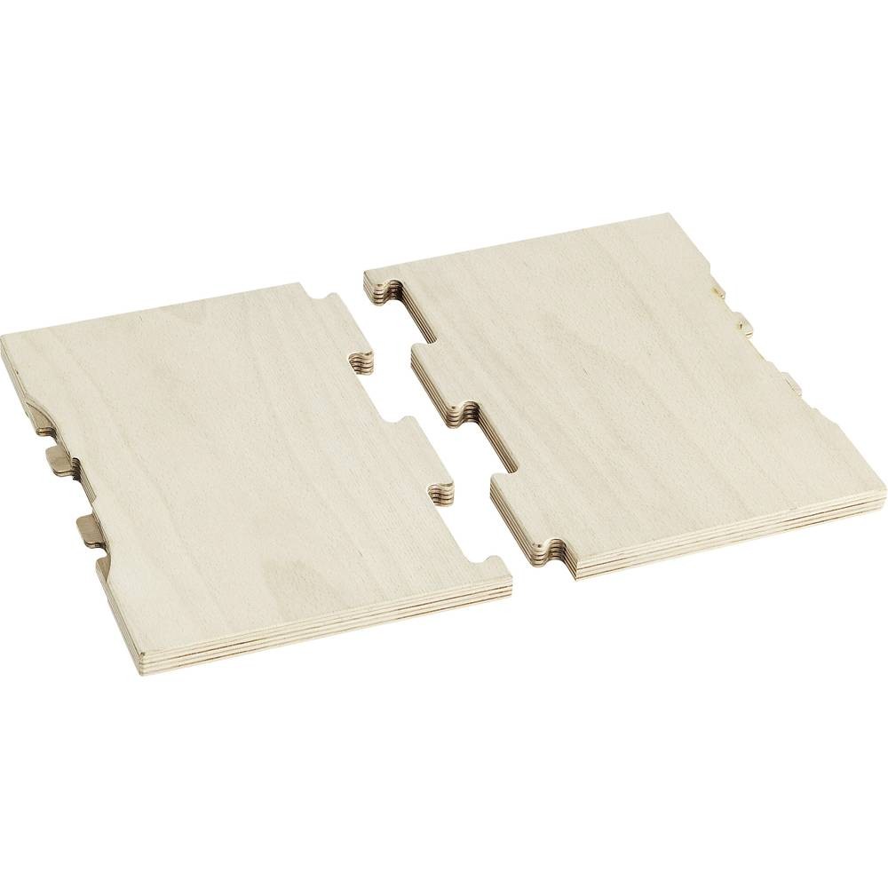 Plan de travail mobile Sortimo L-BOXX établi amovible en bois pour découpes sur chantier