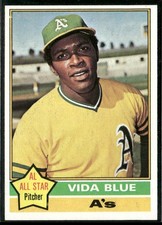 1976 Topps - Vida Blue #140 ~ NM ~