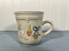 Vintage International Stoneware Marmalade Country Geese Creamer