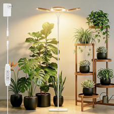 Full Spectrum Indoor Plant Grow Light with Adjustable Stand Timer