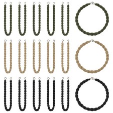 LUSTRIB 18 Pcs Boot Blousers Military, 7 Inch Length, Black, Green, Kachi